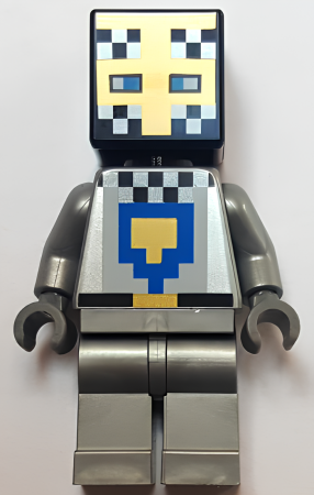 Минифигурка Lego Minecraft Knight - Black Head min080 U